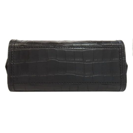 MARC JACOBS Handbag leather black Embossed 2WAY