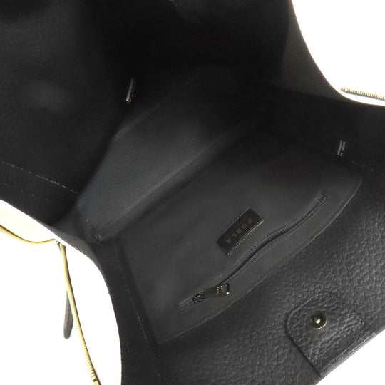 Furla Tote Bag leather black logo