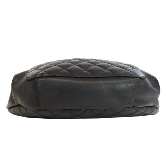 CHANEL Hip bag lambskin black COCO Mark Gold Metal
