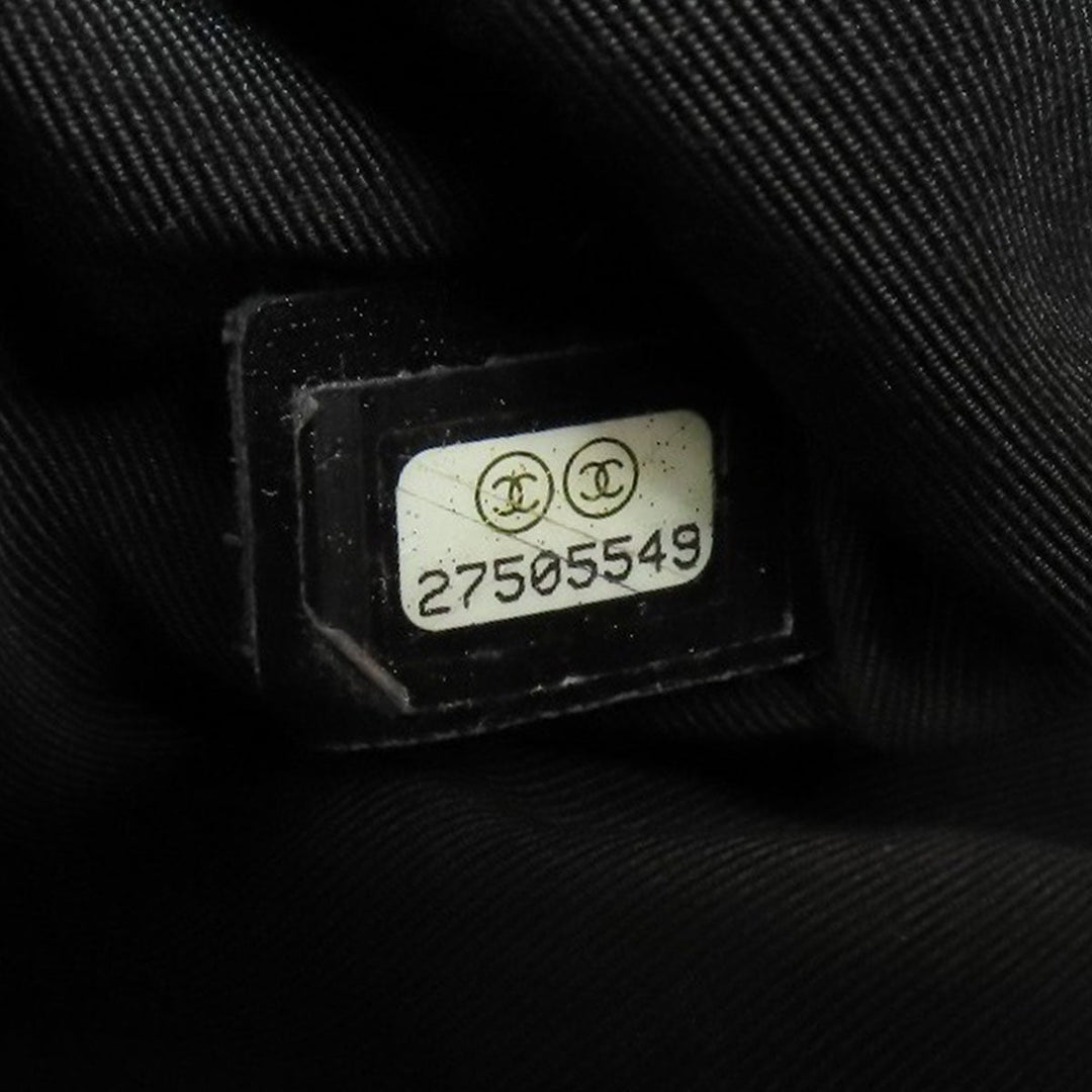 CHANEL Hip bag lambskin black COCO Mark Gold Metal