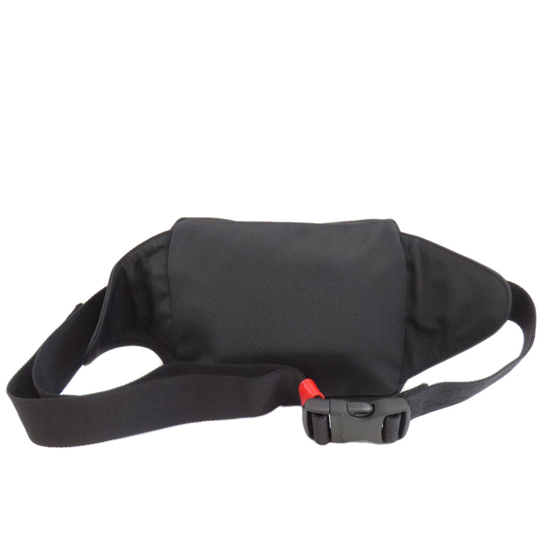 Alexander McQueen Sling bag Nylon black logo mens(Unisex) Used Authentic