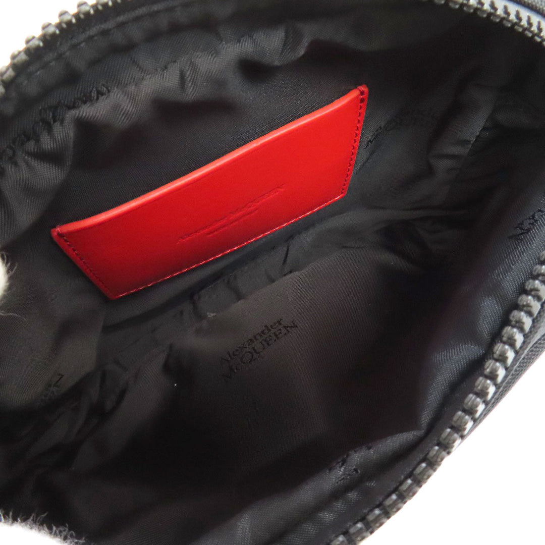 Alexander McQueen Sling bag Nylon black logo mens(Unisex) Used Authentic