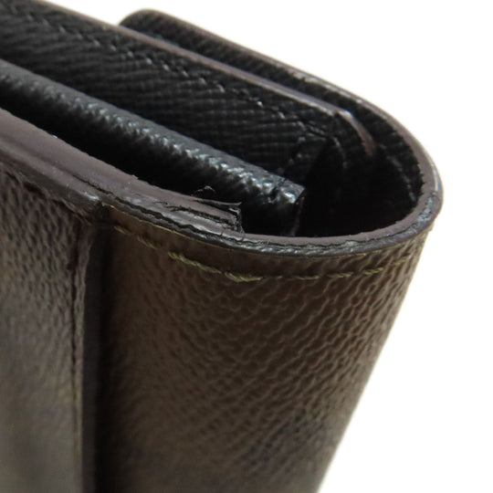 LOUIS VUITTON Long Wallet Purse M80726 Monogram Giant Brown Portefeuille Sara Women Used Authentic
