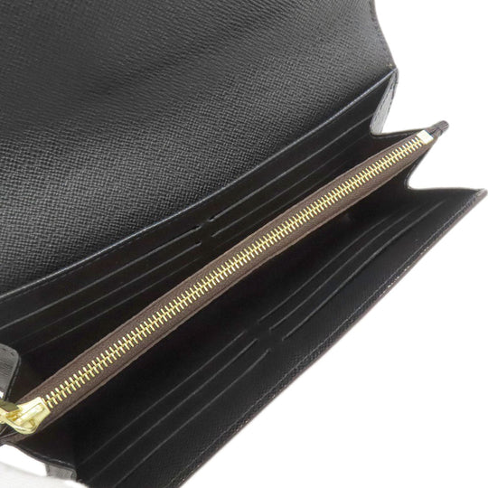 LOUIS VUITTON Long Wallet Purse M80726 Monogram Giant Brown Portefeuille Sara Women Used Authentic