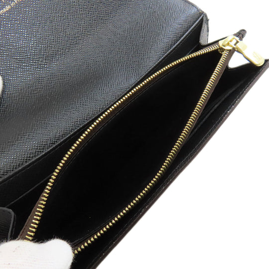 LOUIS VUITTON Long Wallet Purse M80726 Monogram Giant Brown Portefeuille Sara Women Used Authentic