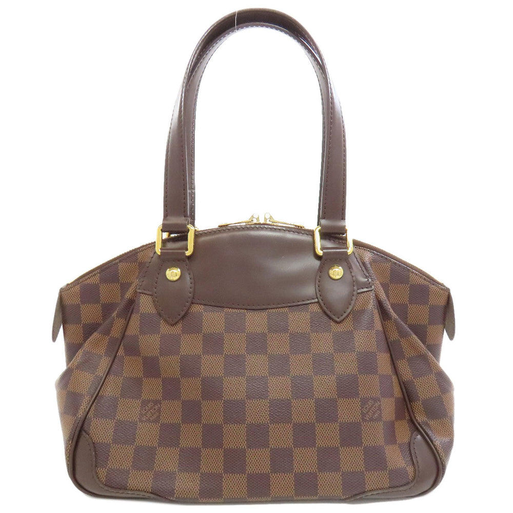 LOUIS VUITTON Handbag N41117 Damier canvas Brown Verona PM Women Used Authentic