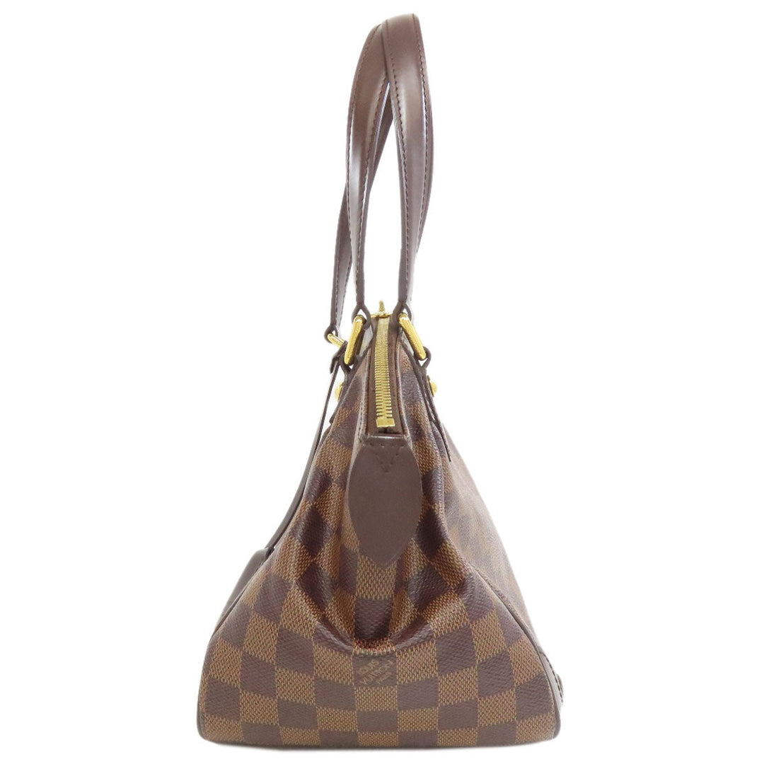 LOUIS VUITTON Handbag N41117 Damier canvas Brown Verona PM Women Used Authentic