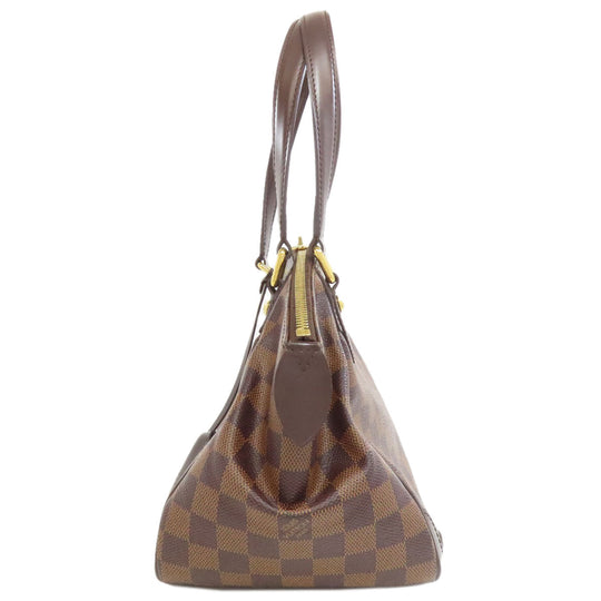 LOUIS VUITTON Handbag N41117 Damier canvas Brown Verona PM Women Used Authentic