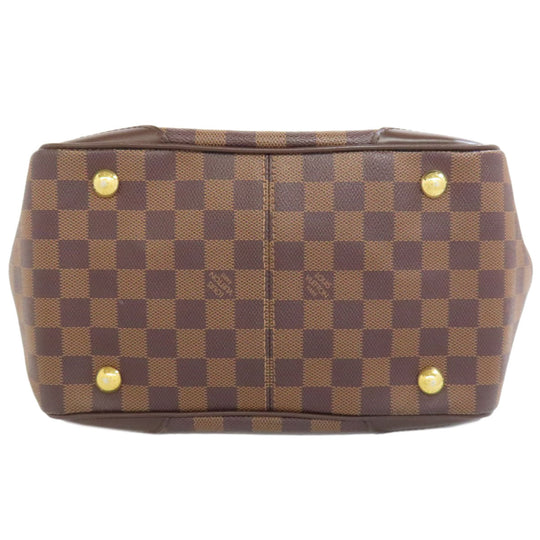 LOUIS VUITTON Handbag N41117 Damier canvas Brown Verona PM Women Used Authentic