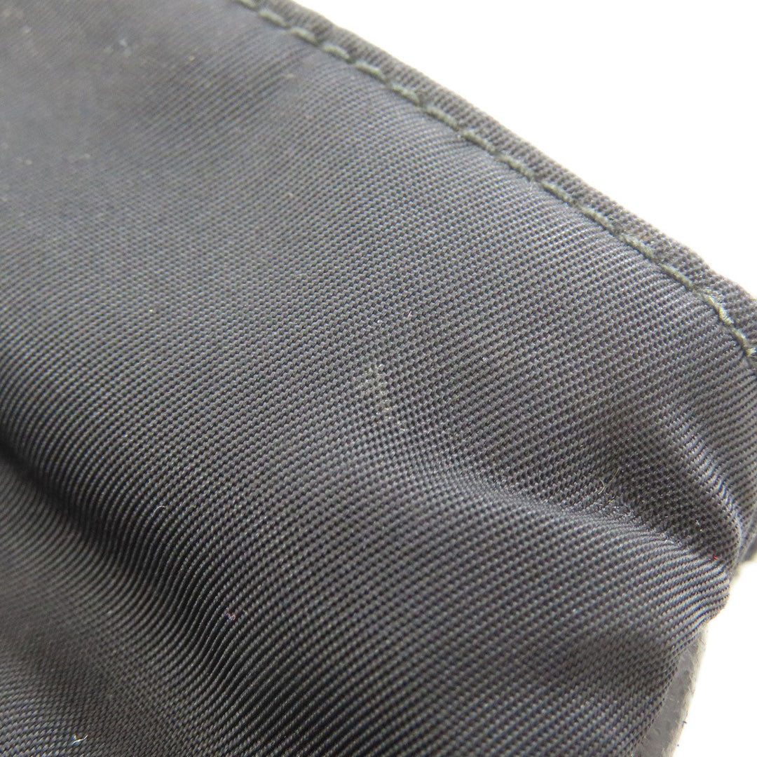 PRADA Shoulder Bag Nylon black logoMetal