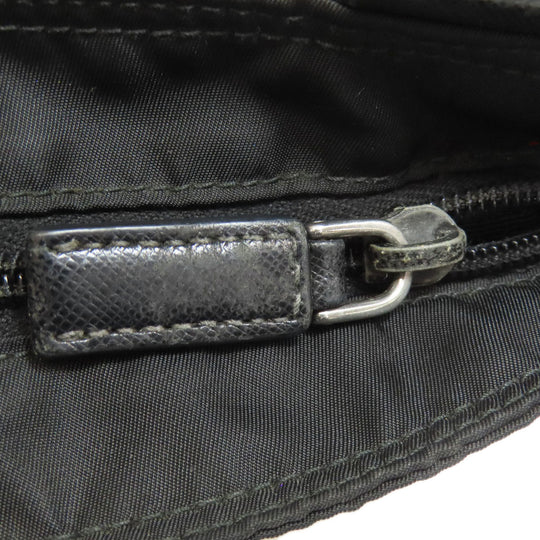 PRADA Shoulder Bag Nylon black logoMetal