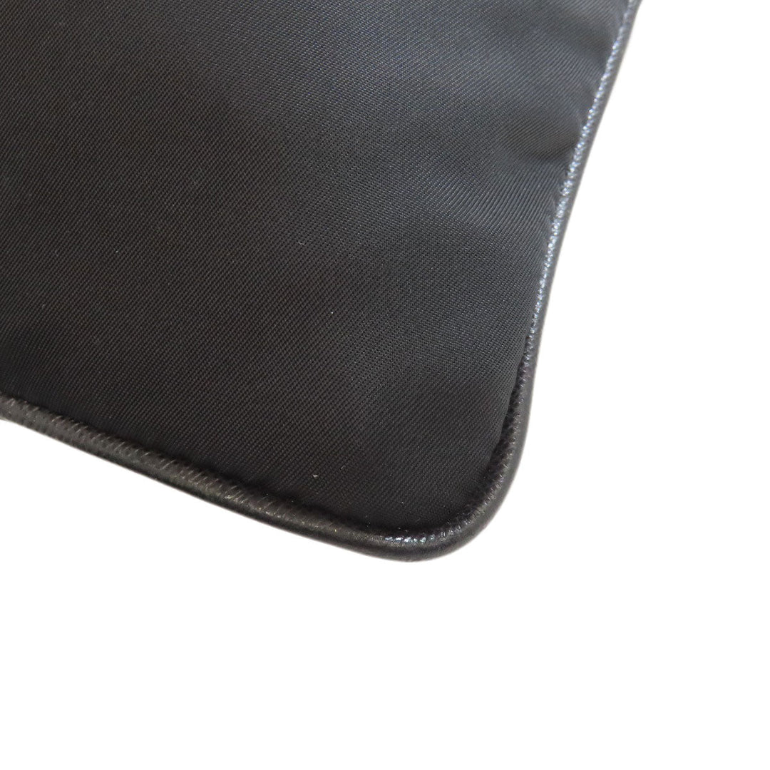 PRADA Shoulder Bag Nylon black logoMetal