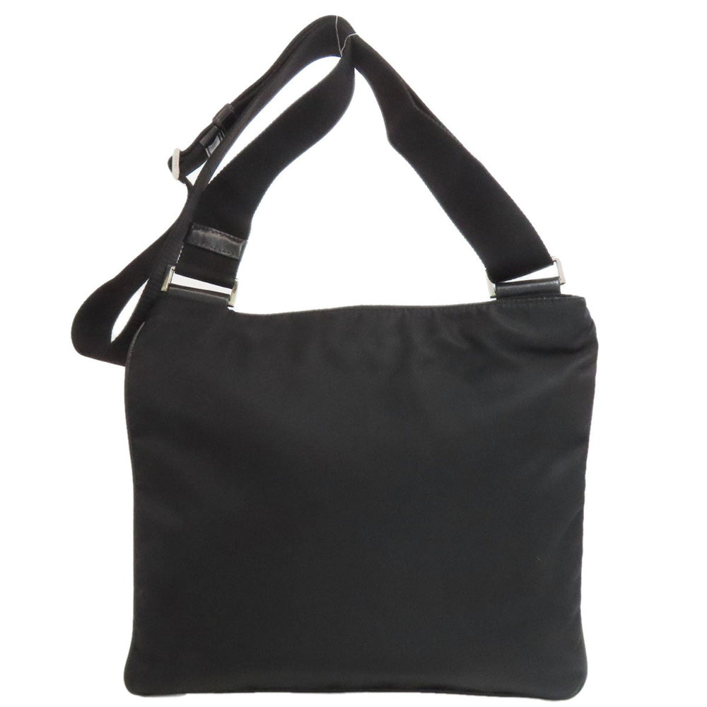 PRADA Shoulder Bag Nylon black logoMetal