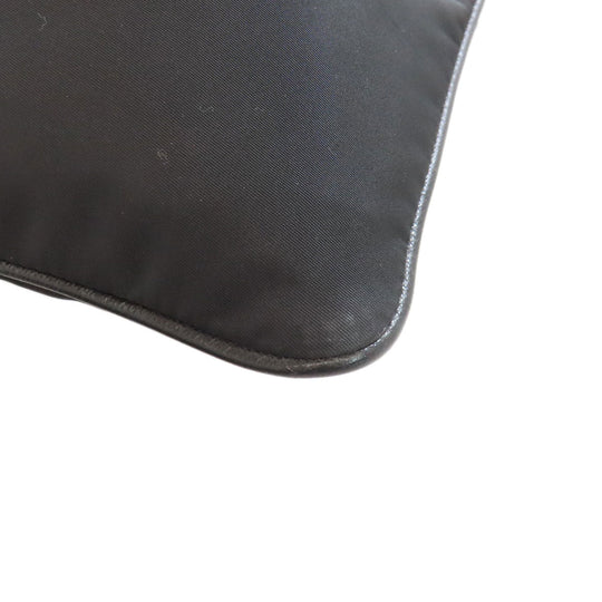 PRADA Shoulder Bag Nylon black logoMetal