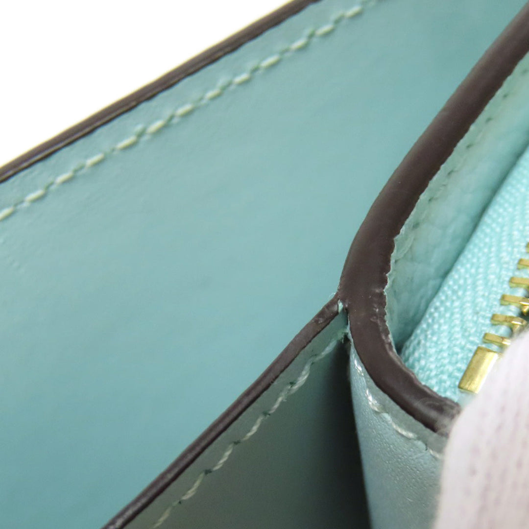 LOUIS VUITTON Bifold Wallet M83502 Mahina leather blue Portefeuille Clare