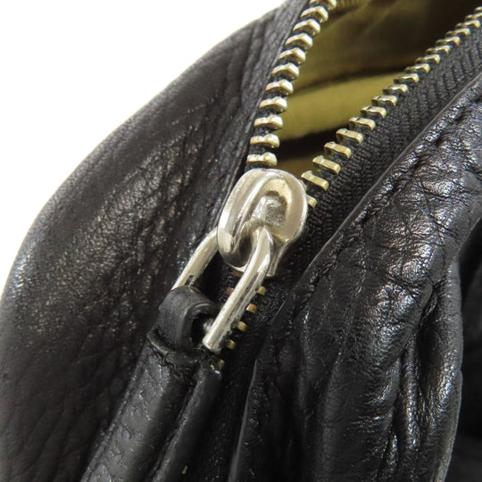COLE HAAN Business bag leather black 2WAY mens Used Authentic