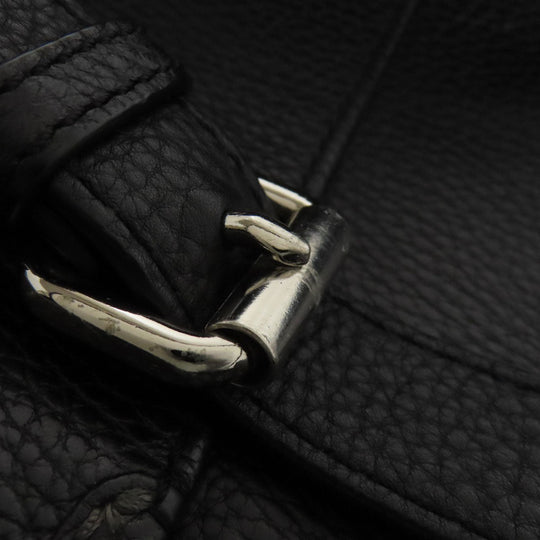 COLE HAAN Business bag leather black 2WAY mens Used Authentic