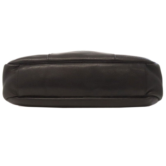 COLE HAAN Business bag leather black 2WAY mens Used Authentic