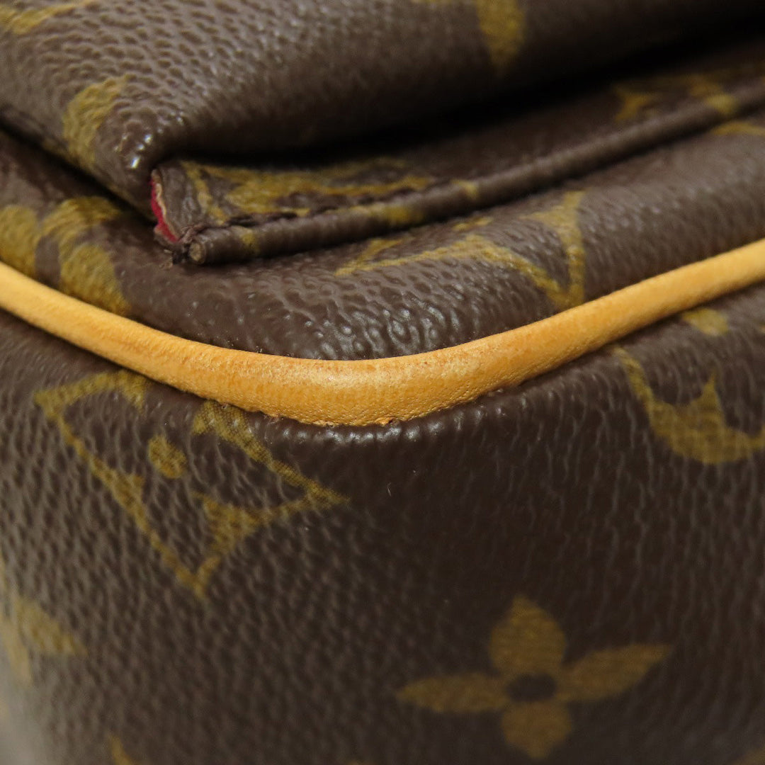 LOUIS VUITTON Shoulder Bag M51165 Monogram canvas Brown Viva Cite PM Women Used Authentic