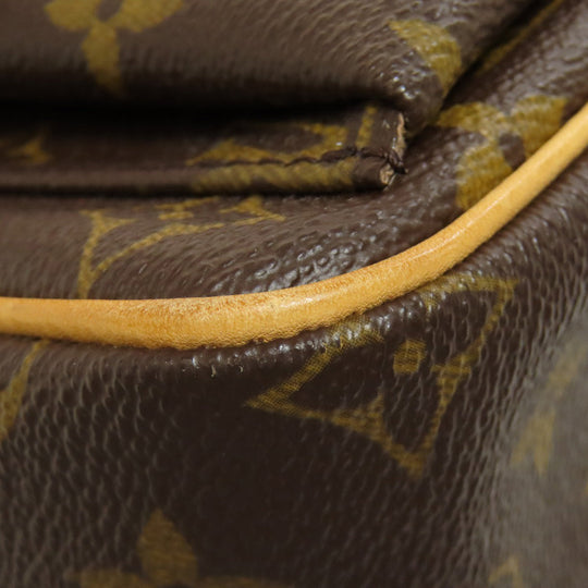 LOUIS VUITTON Shoulder Bag M51165 Monogram canvas Brown Viva Cite PM Women Used Authentic