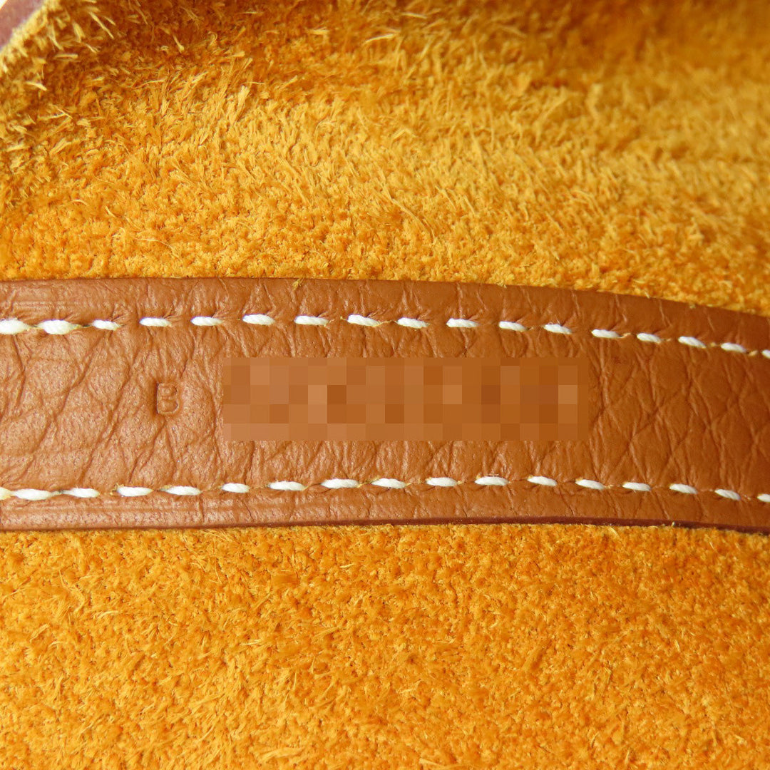 HERMES Handbag Taurillon Clemence Brown Picotin Lock MM SilverMetal Women Used Authentic