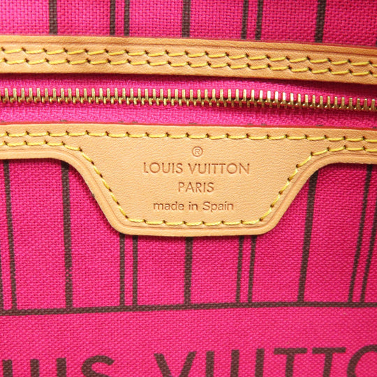 LOUIS VUITTON Tote Bag M41178 Monogram canvas Brown Neverfull MM