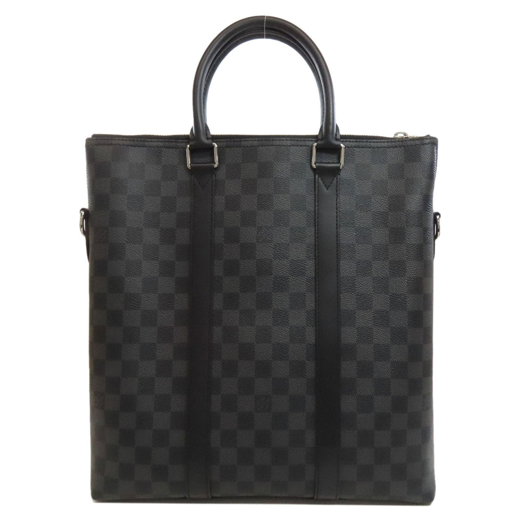 LOUIS VUITTON Handbag M40000 Damier canvas gray Ant tote Women Used Authentic