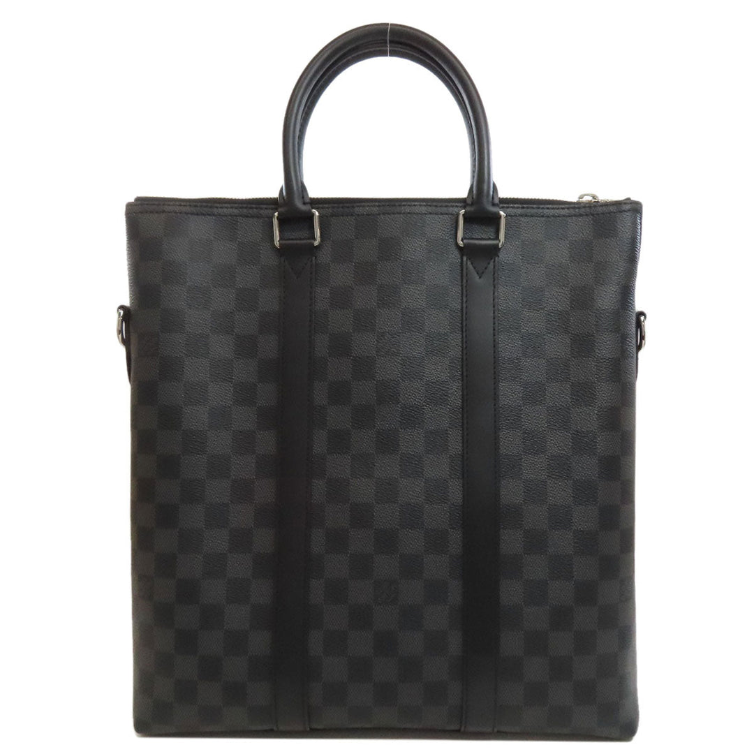 LOUIS VUITTON Handbag M40000 Damier canvas gray Ant tote Women Used Authentic