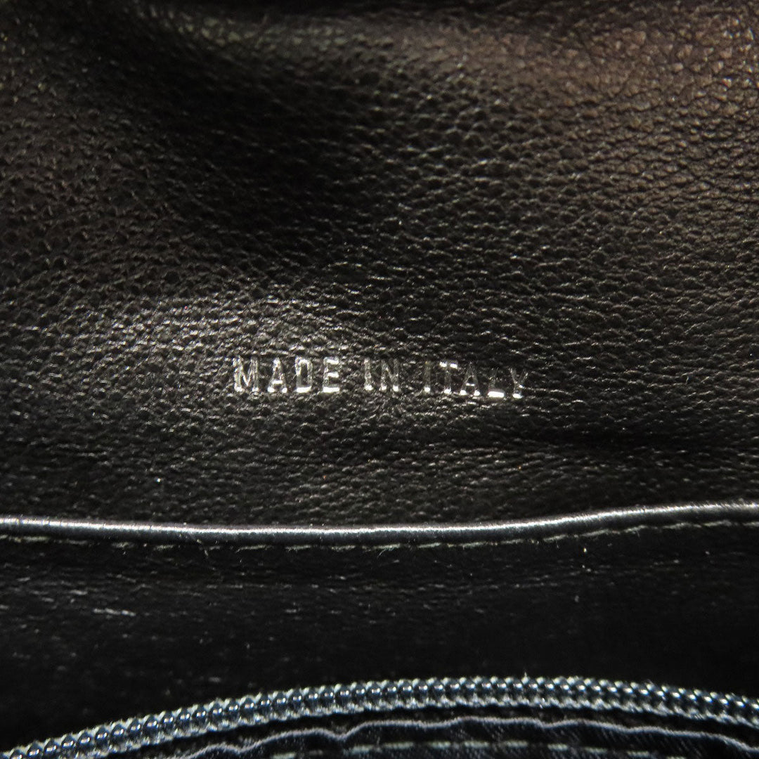 CHANEL Shoulder Bag lambskin black one belt COCO Mark SilverMetal