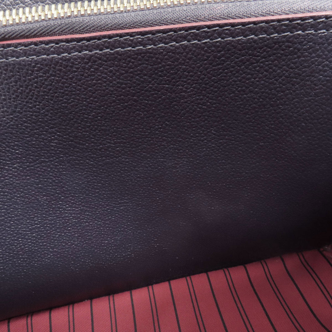 LOUIS VUITTON Handbag M42747 Ann Platt Navy Montaigne BB