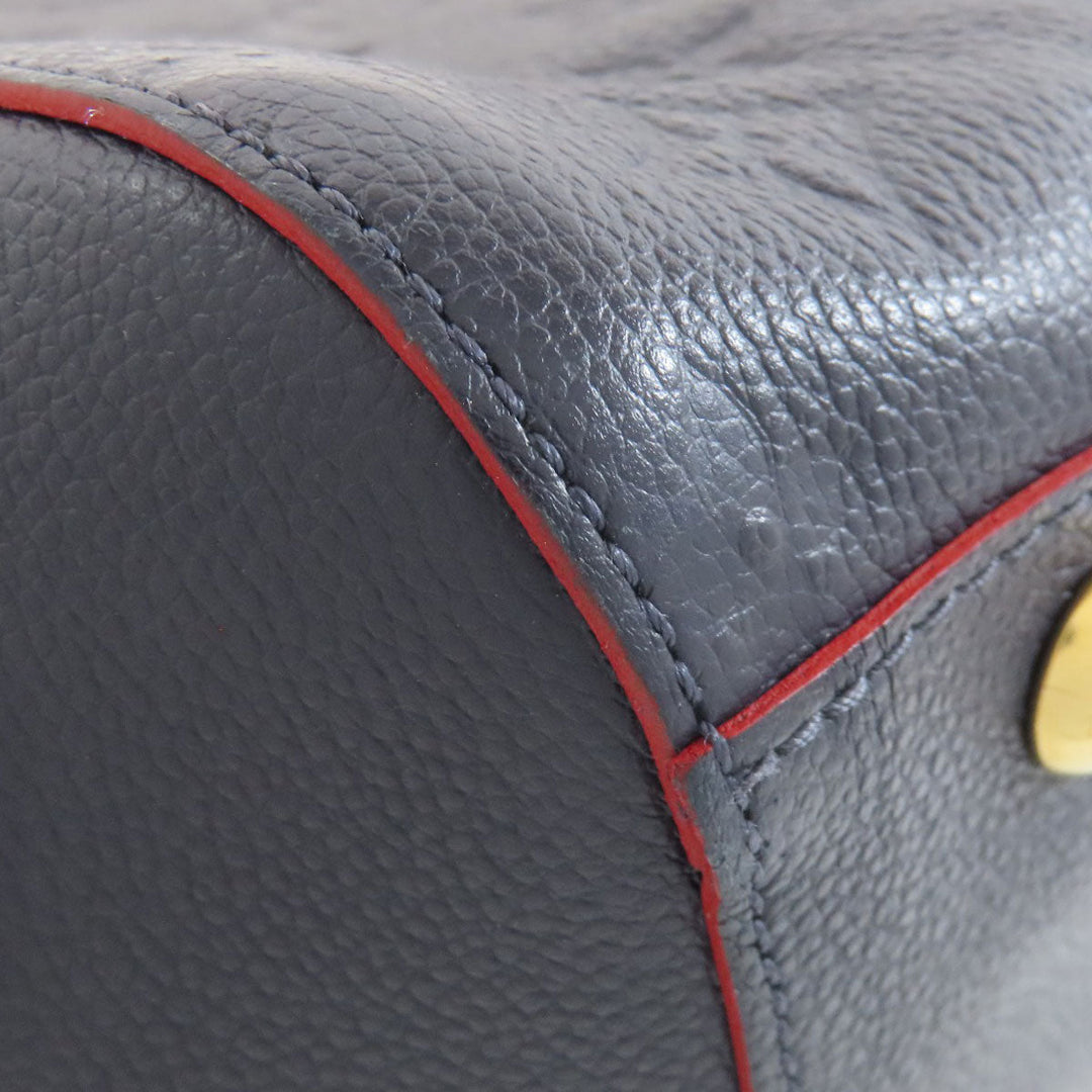LOUIS VUITTON Handbag M42747 Ann Platt Navy Montaigne BB