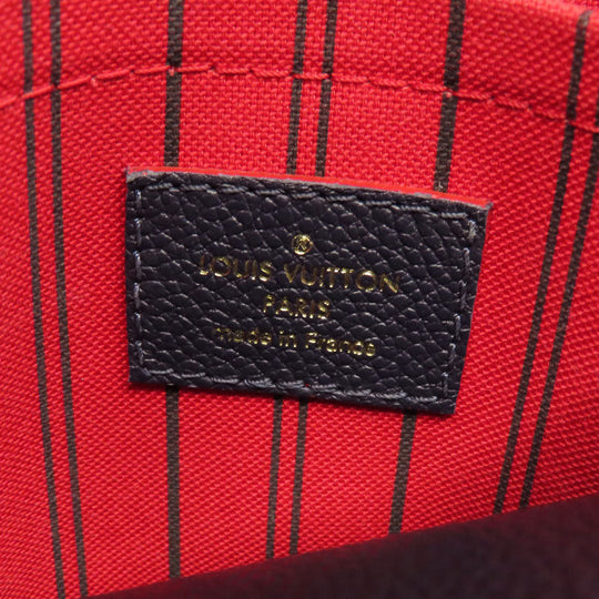 LOUIS VUITTON Handbag M42747 Ann Platt Navy Montaigne BB