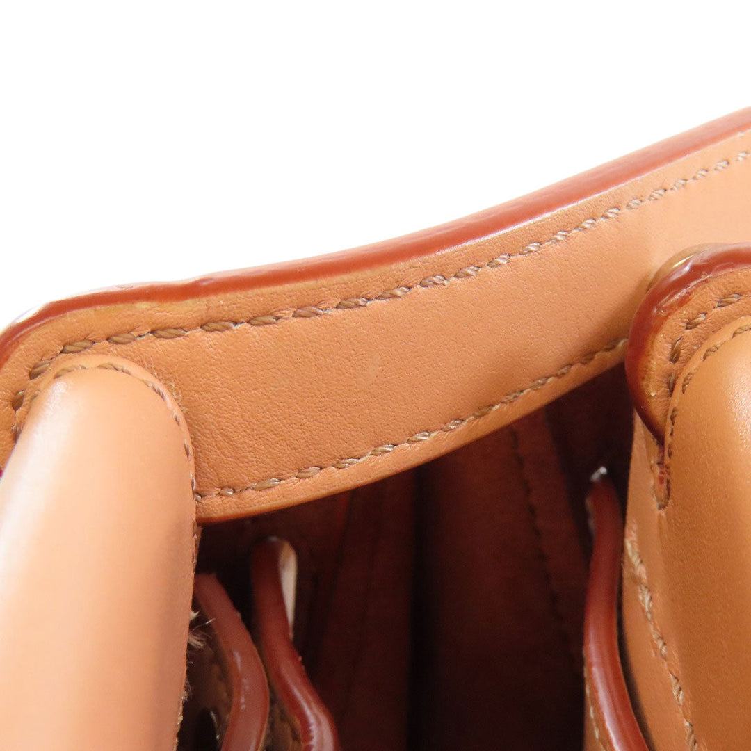 TOD'S Handbag leather pink Simple design Women Used Authentic