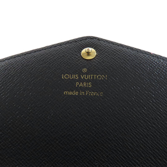 LOUIS VUITTON Long Wallet Purse M80726 Monogram Giant Brown Portefeuille Sara Women Used Authentic