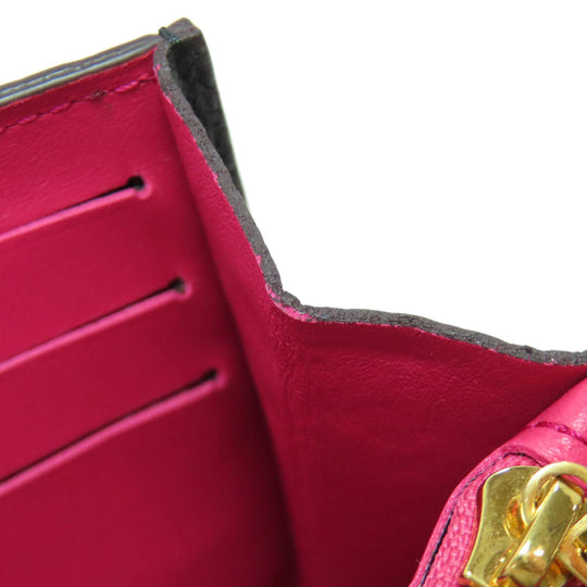LOUIS VUITTON Long Wallet Purse M61248 Taurillon Clemence black Portefeuille Capsine Women Used Authentic