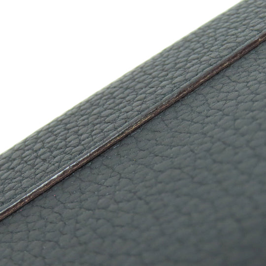 LOUIS VUITTON Long Wallet Purse M61248 Taurillon Clemence black Portefeuille Capsine Women Used Authentic