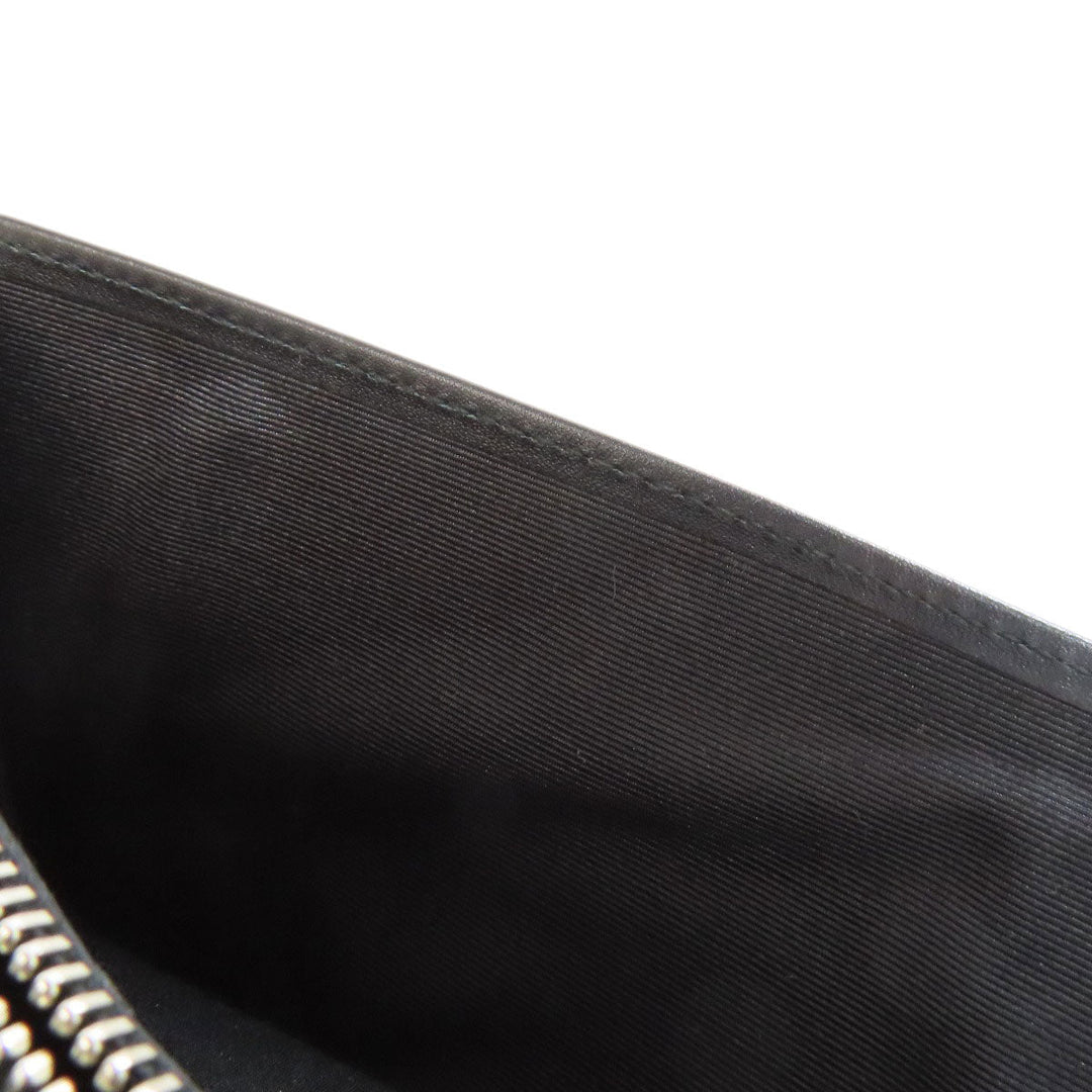 BVLGARI Long Wallet Purse PVC gray logo