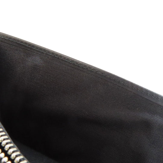 BVLGARI Long Wallet Purse PVC gray logo