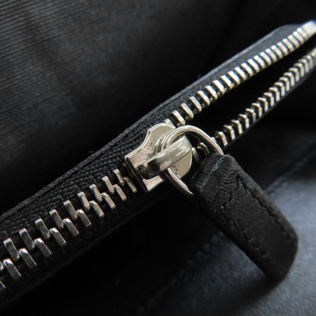 BVLGARI Long Wallet Purse PVC gray logo