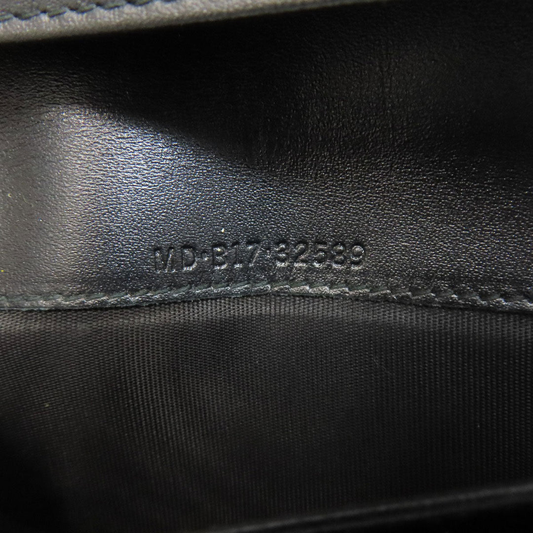 BVLGARI Long Wallet Purse PVC gray logo