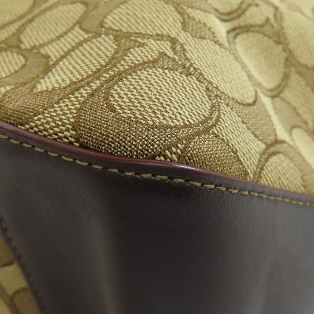 COACH Tote Bag F58282 canvas Brown Signature