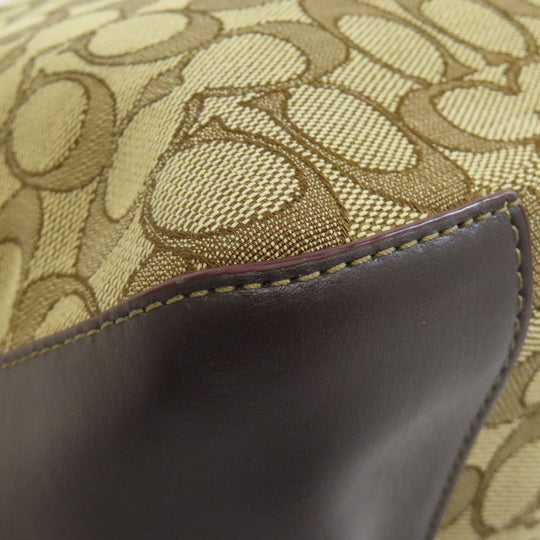 COACH Tote Bag F58282 canvas Brown Signature