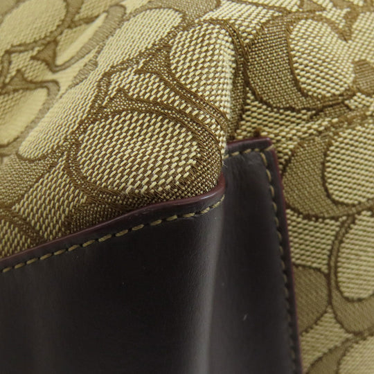 COACH Tote Bag F58282 canvas Brown Signature