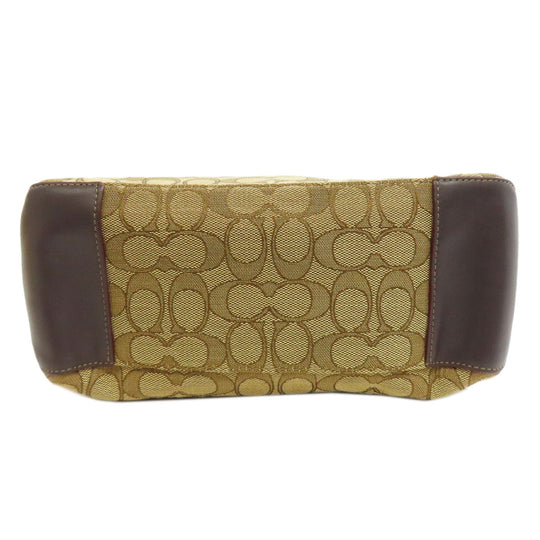 COACH Tote Bag F58282 canvas Brown Signature