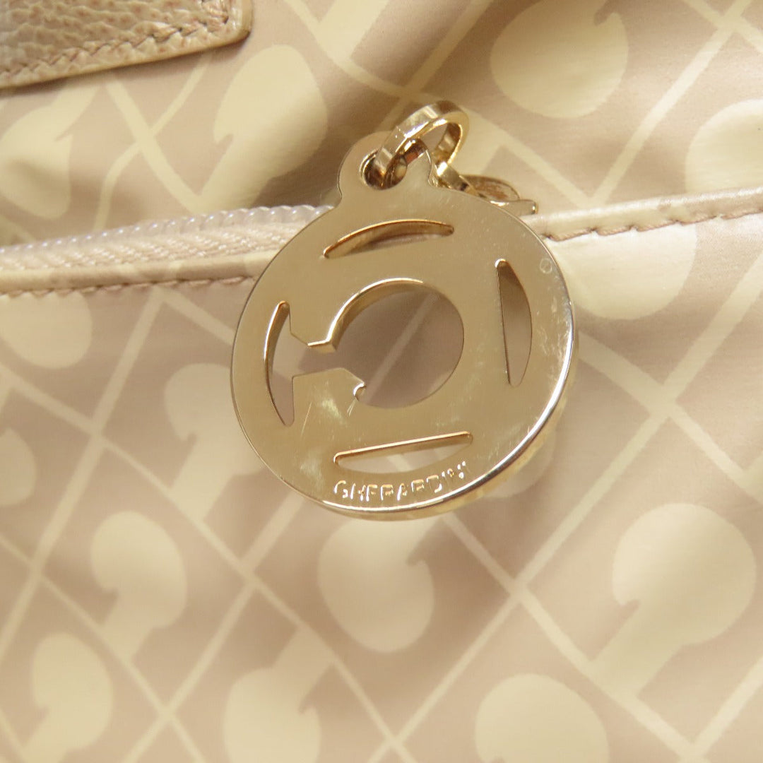 GHERARDINI Tote Bag polyester beige Logo motif softy