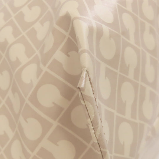 GHERARDINI Tote Bag polyester beige Logo motif softy
