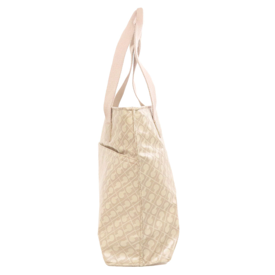 GHERARDINI Tote Bag polyester beige Logo motif softy