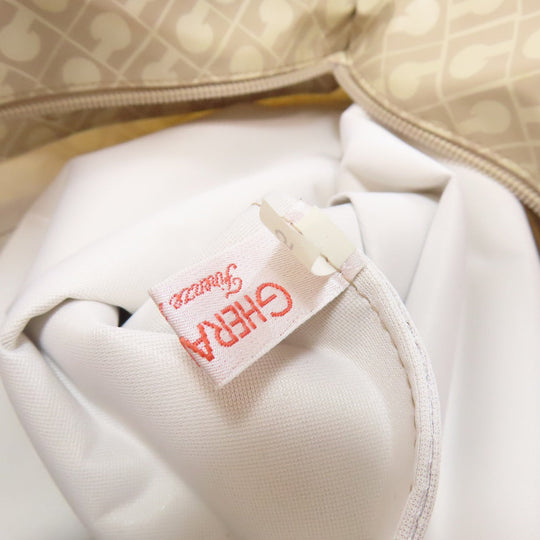 GHERARDINI Tote Bag polyester beige Logo motif softy