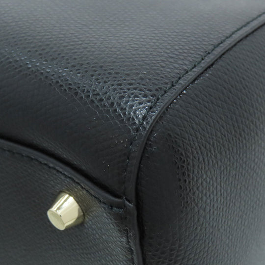 Furla Handbag leather black 2WAY