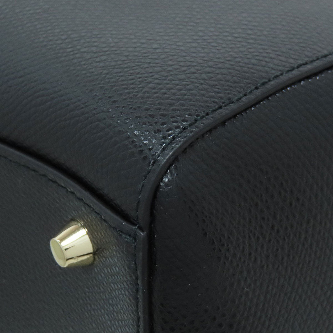 Furla Handbag leather black 2WAY